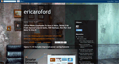 Desktop Screenshot of ericaroford.blogspot.com