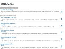 Tablet Screenshot of godsplaylist.blogspot.com