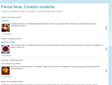 Tablet Screenshot of panzacorazon.blogspot.com