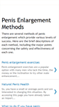 Mobile Screenshot of penisenlargementsolution.blogspot.com