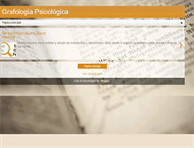 Tablet Screenshot of grafopsicologia.blogspot.com