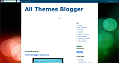 Desktop Screenshot of allthemesblogger.blogspot.com