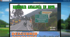 Desktop Screenshot of descubrirandaluciaenmoto.blogspot.com