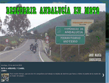 Tablet Screenshot of descubrirandaluciaenmoto.blogspot.com