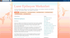 Desktop Screenshot of lazerleepilasyonmerkezi.blogspot.com