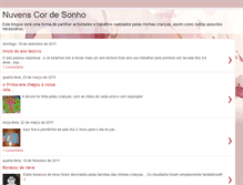 Tablet Screenshot of nuvenscordesonho.blogspot.com
