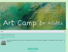 Tablet Screenshot of ebuckleyartcampforadults.blogspot.com