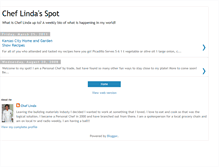 Tablet Screenshot of cheflindasspot.blogspot.com