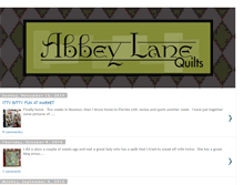 Tablet Screenshot of abbeylanequilts.blogspot.com