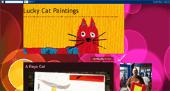 Desktop Screenshot of luckycatpaintings.blogspot.com