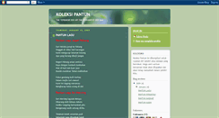 Desktop Screenshot of mypantun.blogspot.com