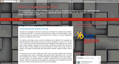 Desktop Screenshot of forjadoresdepaz.blogspot.com