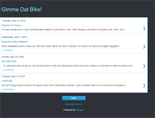 Tablet Screenshot of gimmedatbike.blogspot.com