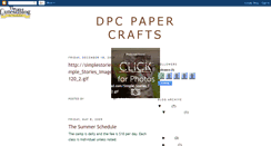 Desktop Screenshot of dpcpapercrafts.blogspot.com