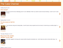 Tablet Screenshot of cakechemist.blogspot.com