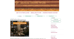 Desktop Screenshot of muslimbridalwear.blogspot.com
