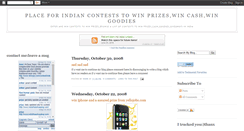 Desktop Screenshot of indiancontest.blogspot.com