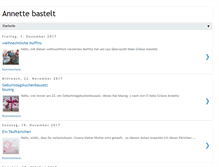 Tablet Screenshot of annette-bastelt.blogspot.com