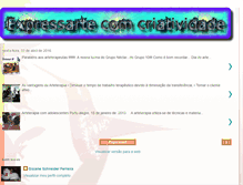 Tablet Screenshot of expressartecomcriatividade.blogspot.com