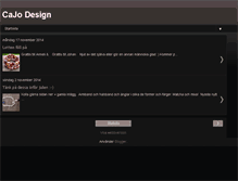 Tablet Screenshot of cajodesign.blogspot.com