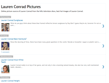 Tablet Screenshot of laurenconradpictures.blogspot.com