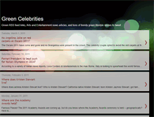 Tablet Screenshot of greencelebrities.blogspot.com