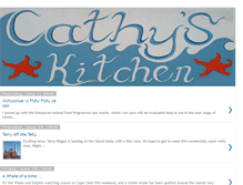 Tablet Screenshot of cathyscapeclearkitchen.blogspot.com
