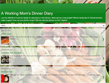 Tablet Screenshot of dinnerideas.blogspot.com