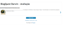 Tablet Screenshot of darwin-avaliacao.blogspot.com