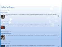 Tablet Screenshot of cakesbylacee.blogspot.com