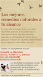 Mobile Screenshot of losmejoresremediosnaturalesatualcance.blogspot.com
