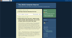 Desktop Screenshot of humanistobserver.blogspot.com