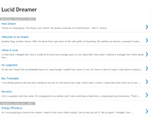 Tablet Screenshot of cosmicluciddreamer.blogspot.com
