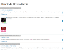 Tablet Screenshot of cleomircarrao.blogspot.com