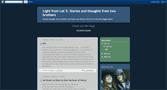 Desktop Screenshot of lightfromlot5.blogspot.com