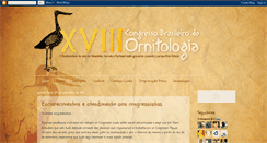 Desktop Screenshot of congressodeornitologiamt.blogspot.com