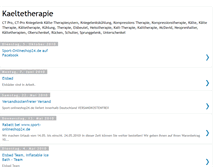 Tablet Screenshot of kaeltetherapie.blogspot.com