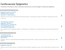 Tablet Screenshot of cvepigenetics.blogspot.com