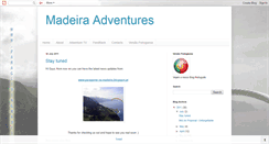 Desktop Screenshot of madeira-adventures.blogspot.com