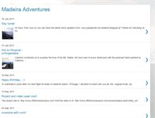 Tablet Screenshot of madeira-adventures.blogspot.com