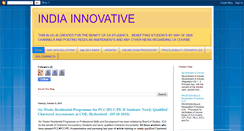 Desktop Screenshot of indiainnovative.blogspot.com