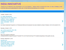 Tablet Screenshot of indiainnovative.blogspot.com