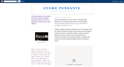 Desktop Screenshot of cuorepensante.blogspot.com