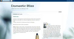 Desktop Screenshot of domesticblissny.blogspot.com