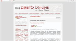 Desktop Screenshot of marcusribeiro.blogspot.com