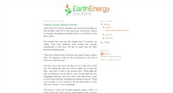 Desktop Screenshot of earthenergysolutions.blogspot.com