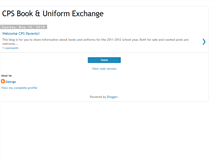 Tablet Screenshot of cpsparents.blogspot.com