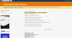 Desktop Screenshot of guerreirocomhonra.blogspot.com