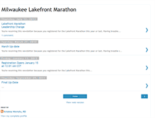 Tablet Screenshot of milwaukeelakefrontmarathon.blogspot.com