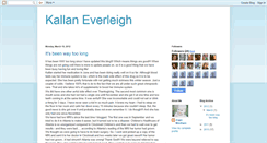 Desktop Screenshot of kallaneverleigh.blogspot.com
